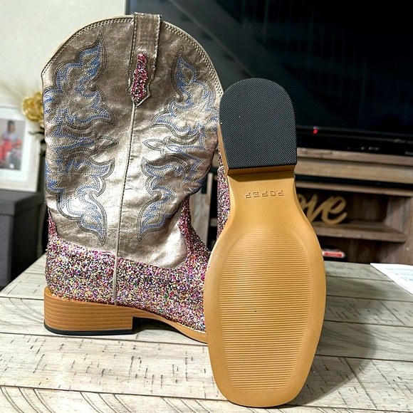 ♥️Multi Glittering Western Boots - Picture 9 of 11